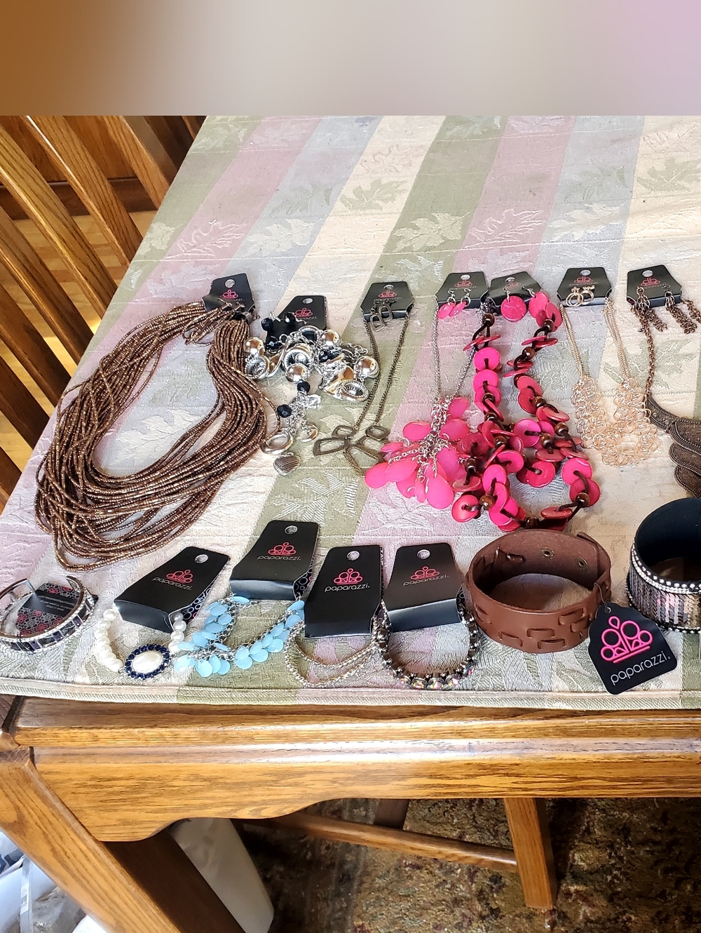 Paparazzi Lot Of 16 - 8 Necklace & Earring Se5s And 8 Bracelets NWT Listing 1